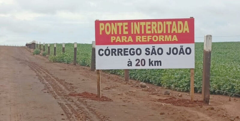 Imagem ilustrativa da matéria Ponte na região da São João, em Paraíso das Águas, é interditada para reforma e segurança viária
